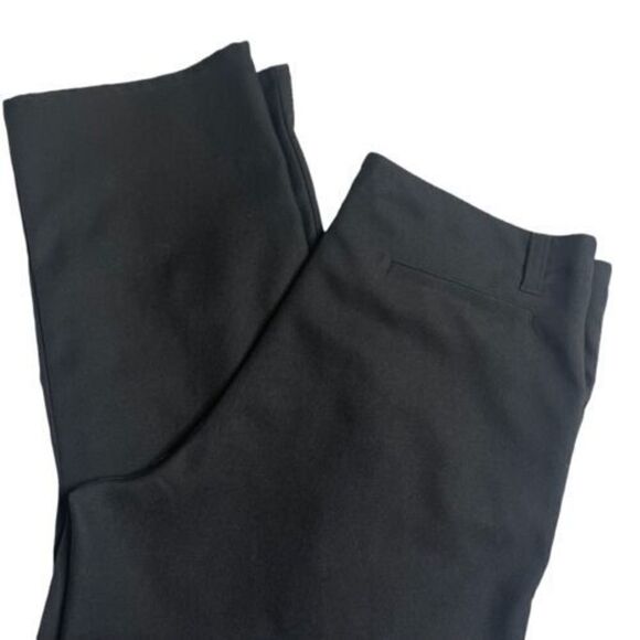 Vintage QUANT HOMBRE Black 100% Polyester Pants Mens Sz 38 Made in USA - Picture 1 of 9